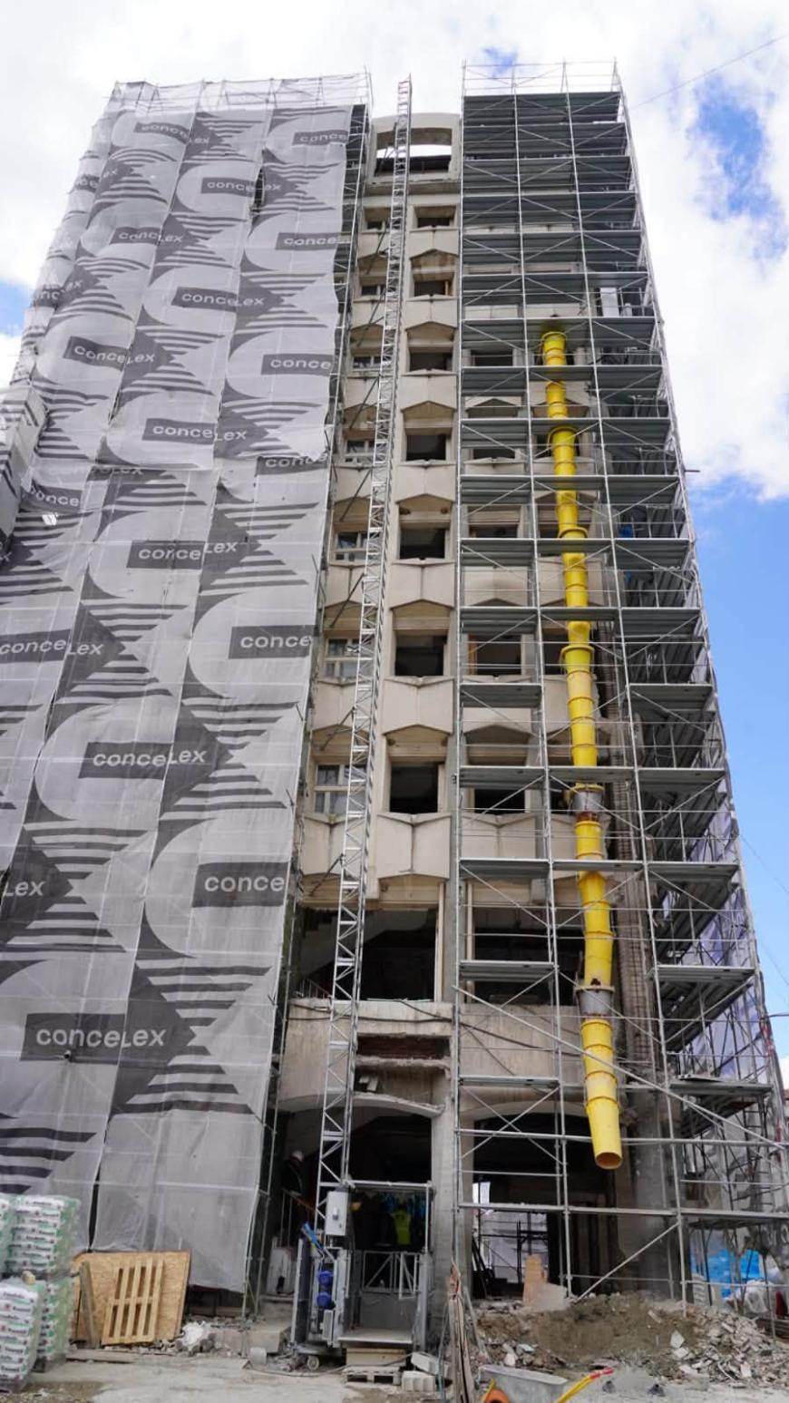 Lucrările la Palatul Administrativ din Târgoviște  avansează. Investiție de 97 milioane de lei