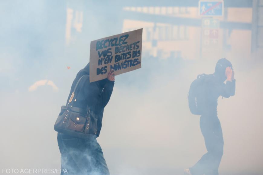 Ciocniri între Poliție și protestatari la Bruxelles. Peste 30.000 de oameni manifestează împotriva măsurilor de austeritate