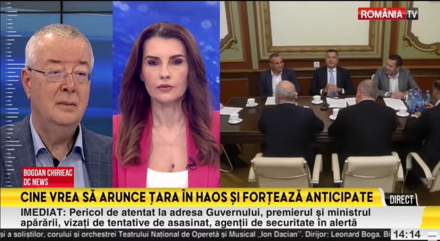 Alegerile anticipate, scenariu real pentru România? Bogdan Chirieac descifrează declaraţiile lui Sorin Grindeanu. Ce Guvern ar putea vota PSD
