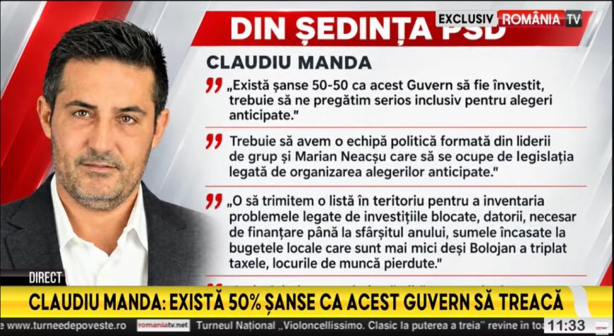 PSD se pregăteşte de alegeri anticipate. Stenograme din şedinţa social-democraţilor: Guvernul Niculescu, şanse 50-50