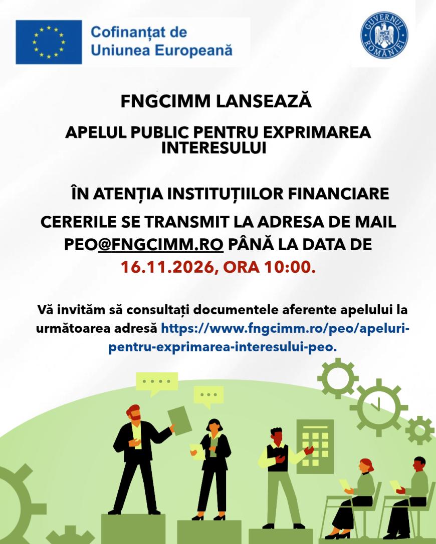 FNGCIMM lansează selecția intermediarilor financiari pentru sprijinirea întreprinderilor sociale. Proiect de aproape 495 de milioane de lei