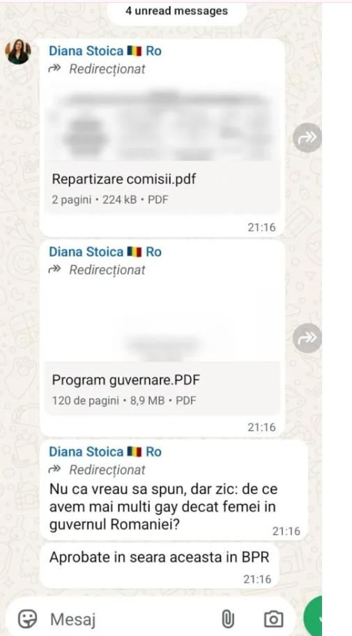 Mesaj considerat homofob, distribuit de o deputată USR. C
