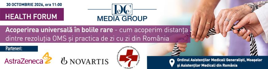 HEALTH FORUM: Acoperirea universală în bolile rare. Cum acoperim distanța dintre rezoluția OMS și practica de zi cu zi din România