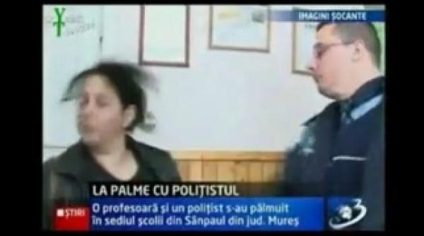 profesoara batausa care a lovit un politist se intoarce la catedra