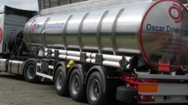 o cisterna cu azot lichid s a rasturnat in sibiu pe dn 14b