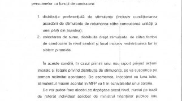 vladescu a acoperit mafia stimulentelor din ministerul de finante