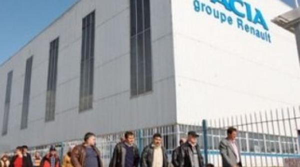 miting la automobile dacia protest fata de modificarea codului muncii