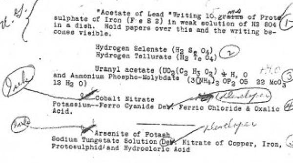 cia a publicat reteta cernelii simpatice folosite la inceputul secolului