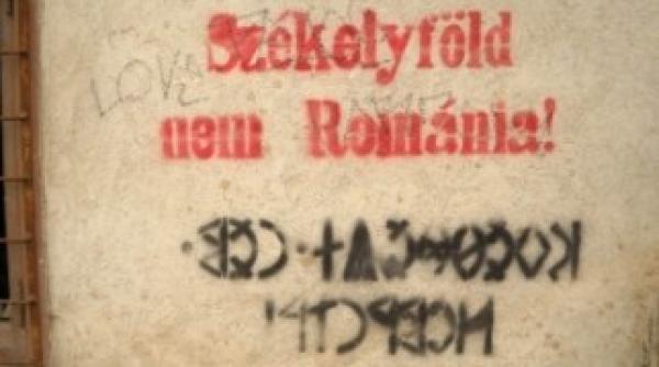 sediul prm covasna vandalizat cu mesajul tinutul secuiescu nu e romania si o svastica