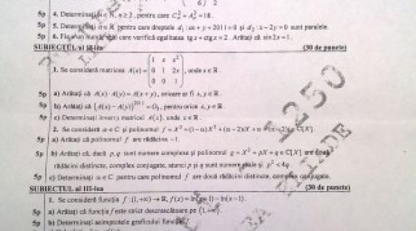 subiect inselator la matematica la fel ca la romana spun sindicalistii cui foloseste pacalirea elevilor
