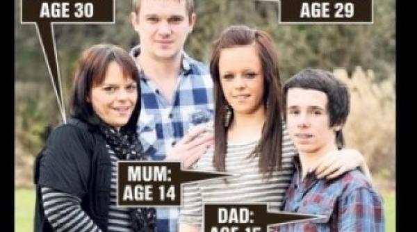 un englez a devenit bunic la 29 de ani