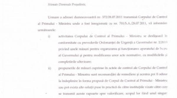 tunul cu hingherii de masini al lui ontanu trecut cu vederea de corpul de control al primului ministru