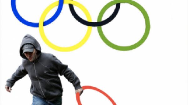 noul logo al olimpiadei din 2012 inspirat din violentele actuale din marea britanie