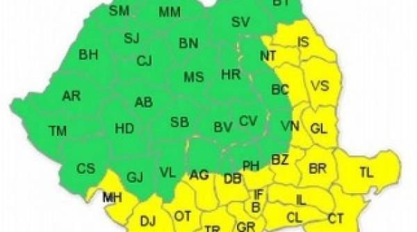 avertizare cod galben de canicula in bucuresti si 14 judete din sudul si vestul tarii