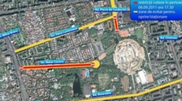vii cu masina la meciul romania franta iata restrictiile de circulatie in zona national arena