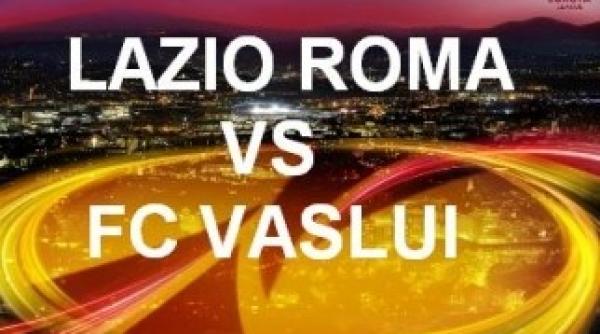 fc vaslui a debutat cu o remiza in grupa d a ligii europa scor 2 2 cu lazio roma