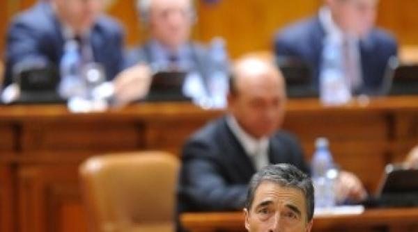anders fogh rasmussen secretarul general al nato lauda romania a fost un aliat exemplar
