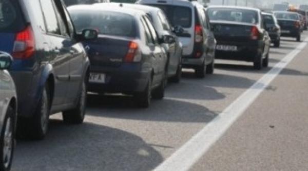 circulatia rutiera blocata pe dn1 pe centura municipiului ploiesti pe sensul catre bucuresti