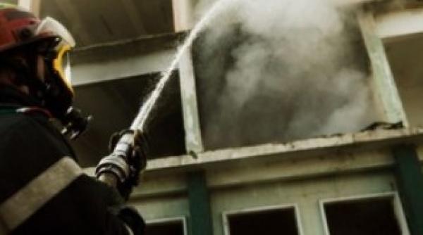 incendiu in centrul vechi din capitala