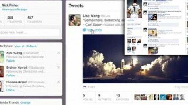 twitter si a schimbat infatisarea in una asemanatoare cu a facebook ului