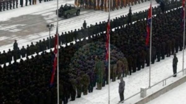 imaginea care a surprins omenirea la funeraliile liderului nord coreean