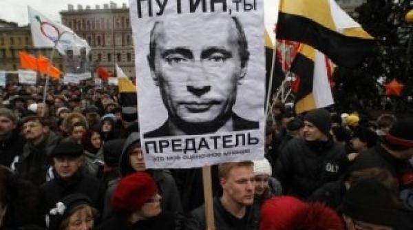 circa 11 000 de sustinatori ai opozitiei ruse s au adunat la moscova