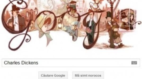 google il omagiaza pe charles dickens