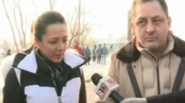 oana mizil si vanghelie in calarasi la impartit de ajutoare