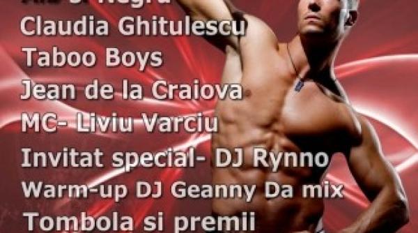 liviu varciu prezinta un spectacol de striptease masculin