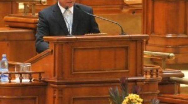 opozitia nu va participa la mesajul presedintelui basescu din 7 martie