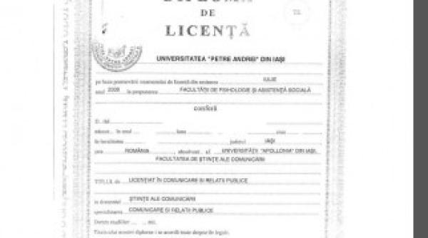 o facultate din iasi a eliberat diplome false