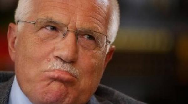 vaclav klaus proiectul euro este un dezastru a fost un proiect gresit