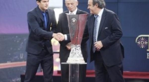 trofeul ligii europa a ajuns la bucuresti