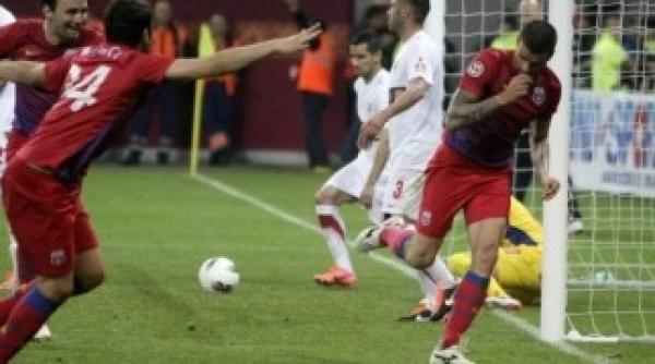 steaua ramane in cursa pentru titlu dupa victoria cu 3 2 impotriva lui dinamo
