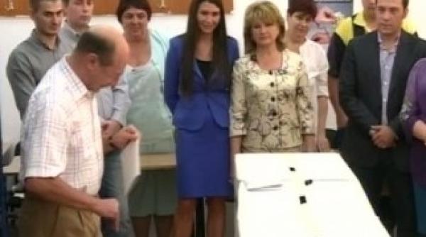 basescu mesaj de sustinere pentru pdl in ziua votului