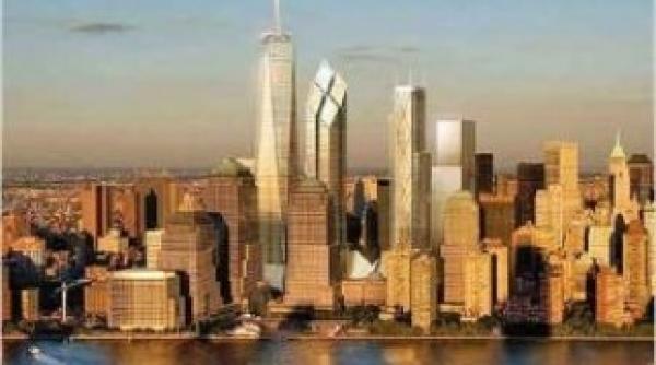 freedom tower 1 000 de persoane la instalarea ultimei grinzi metalice