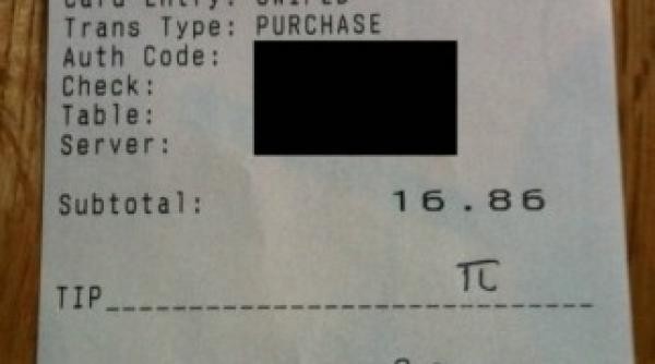 vezi ce bacsis a lasat un matematician