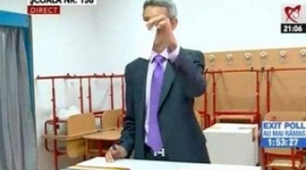 dan diaconescu presedintele pp dd a votat duminica seara
