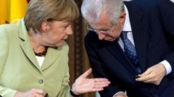 merkel si monti s au pus de acord pentru protejarea zonei euro