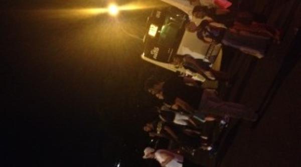 bucurestiul noaptea vazut din autobuz