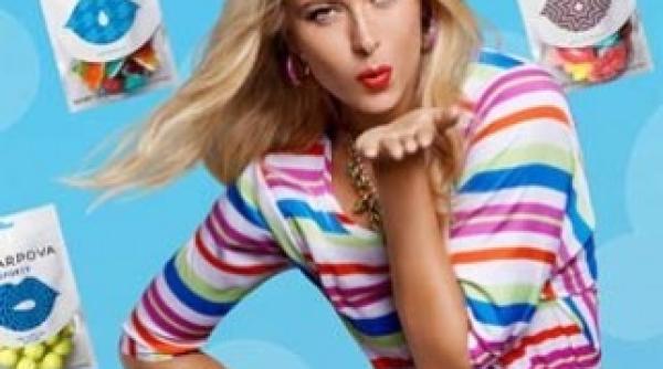 sharapova si a lansat propria marca de caramele