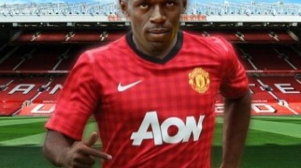usain bolt va juca pentru manchester united