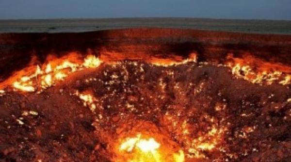 poarta catre iad se afla in turkmenistan