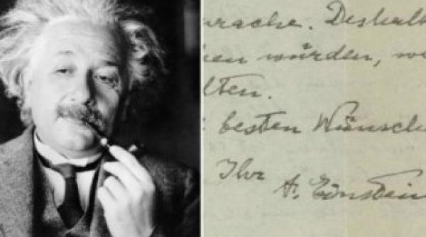 scrisoare despre dumnezeu scrisa de einstein scoasa la licitatie pe ebay