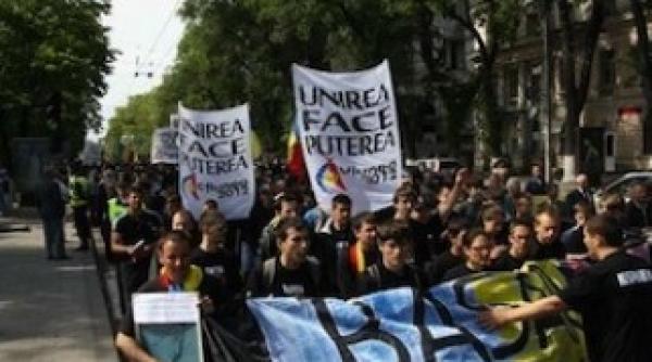 mars pentru unire la bucuresti