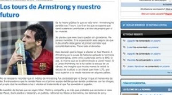 acuzatia care a inflamat barcelona messi s a dopat la fel ca armstrong