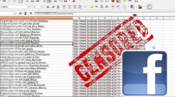 datele private a peste un milion de utilizatori facebook au fost colectate si vandute online
