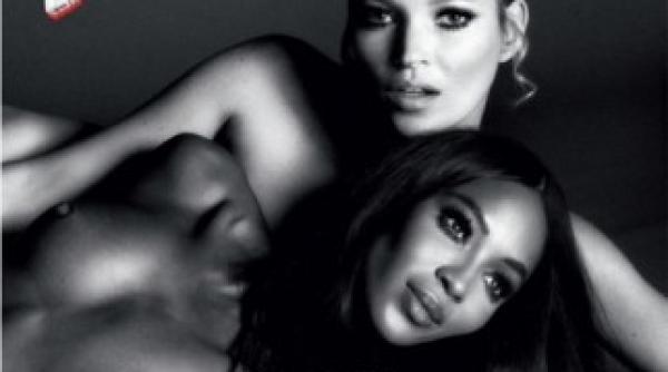 naomi campbell si kate moss goale pe coperta unei reviste foto