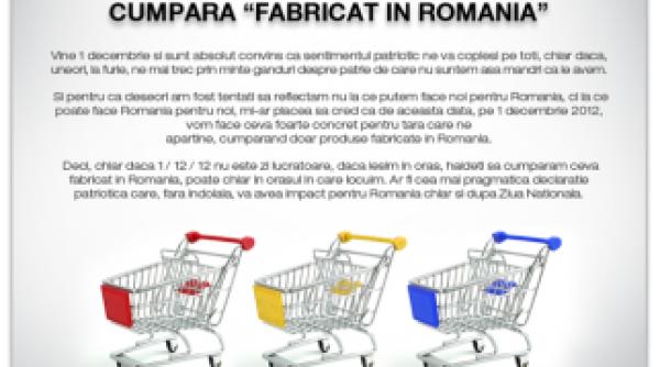 ce declaratie patriotica fabricata in romania ar fi trebuit sa dea romanii de ziua nationala