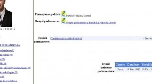 gafa de proportii pe site ul parlamentului vezi senatul nou nascutilor
